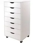 Halifax 7-Drawer Composite Wood Cabinet, White (10792)