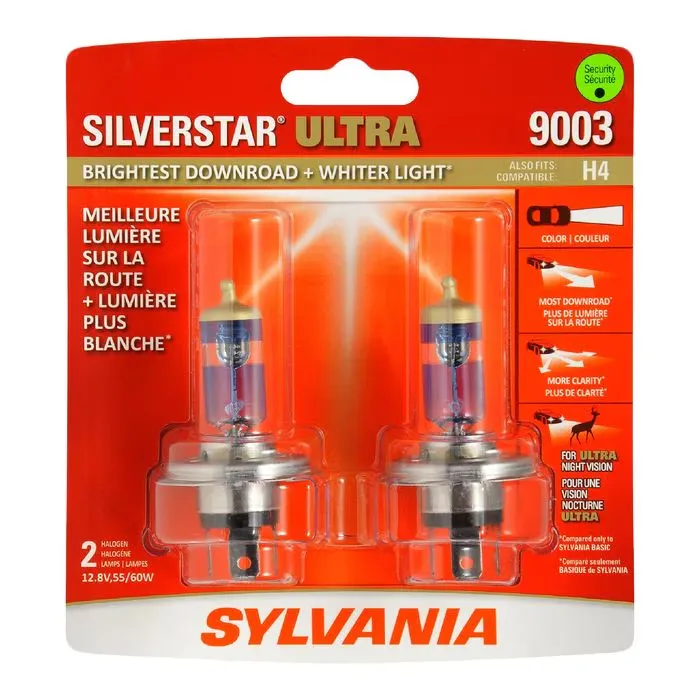 SilverStar Ultra Headlight and Fog Light Bulb 9003SU-2