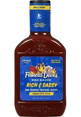 Famous Dave's BBQ Sauce, Rich Sassy