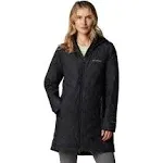 Columbia Women's Heavenly Long Hooded Jacket - Black, L