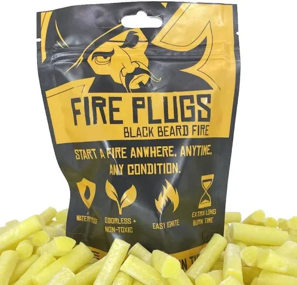 Black Beard Fire Plugs Fire Starter