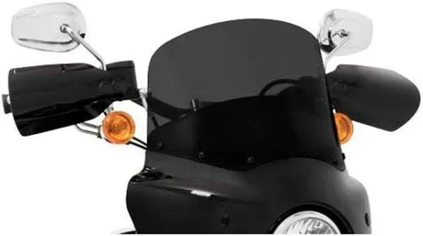 Memphis Shades MEP86710 Windshield for Road Warrior Fairing - 11in. - Dark Black Smoke