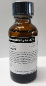 Ccs Consolidated Chemical & Solvents Formaldehyde 37% High Purity 120ml Glass Bottle