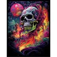 Ai Armor Psychedelic Skull MTG Sleeves