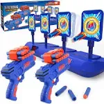 Digital Shooting Targets with Foam Dart Toy Gun Electronic Scoring Auto Reset