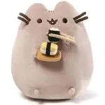 GUND Pusheen Plush Snackables Sushi Chopsticks Stuffed Animal Cat, 9.5&#034;