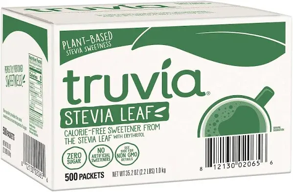 Truvia Stevia Leaf Sweetener - 240 packets, 16.9 oz box