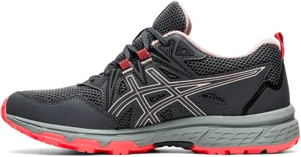 ASICS Women's Gel-Venture 8 Running Shoes, 6, Piedmont Grey/Blazing Coral