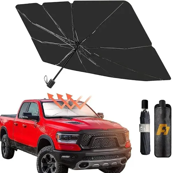 Bamovan Foldable Car Windshield Sun Shade Umbrella