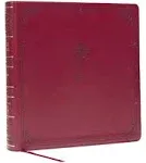 NABRE XL, Catholic Edition, Leathersoft, Burgundy, Comfort Print: Holy Bible [Book]