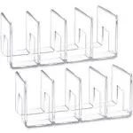 YAGELI Clear Acrylic Desk File Sorter Purse/Handbag Organizer Clutch Divider ...