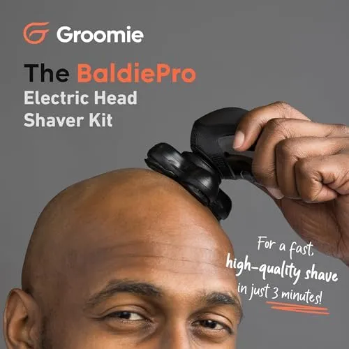 Groomie BaldiePro Electric Head Shaver Kit