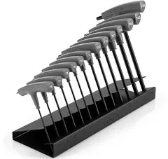 TEKTON 13-Piece (T6-T50) Star T-Handle Key Set with Stand Comfortable Handle