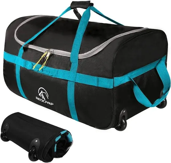 REDCAMP Foldable Duffle Bag with Wheels