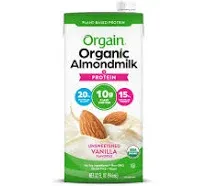 Organic 10g Plant Based Protein Almondmilk, Unsweetened Vanilla 32oz, 1ct_Orgain