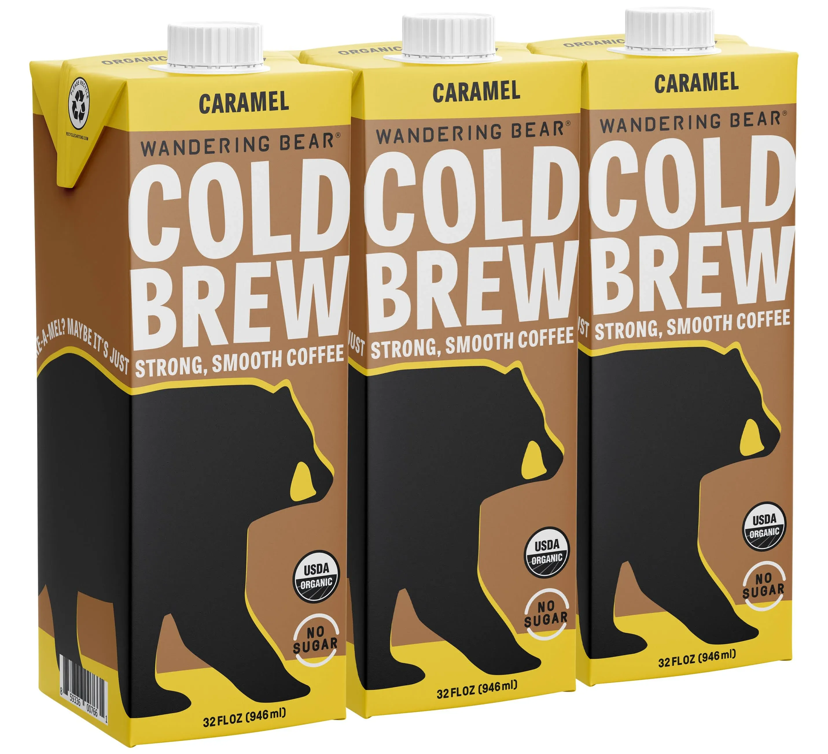 Wandering Bear Organic Caramel Cold Brew Coffee