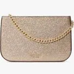 New - Kate Spade Glimmer Glitter Pochette 5.4&quot;H X 8.4&quot;W X 1&quot;D KS35