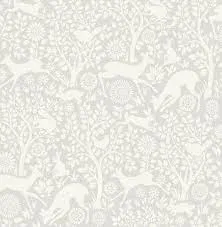 NuWallpaper Grey Merriment Peel and Stick Wallpaper