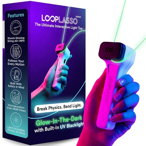 Loop Lasso Nano Glow-in-the-Dark String shooter Toy