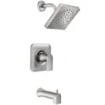 Moen Genta 1-Handle Brushed Nickel Tub and Shower Faucet