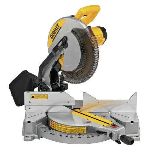 DEWALT 12-Inch Miter Saw, 15-Amp, Single Bevel, Compound with Miter Saw Stand, Heavy Duty with Miter Saw Mounting Brackets (DWS715 & DWX725B)