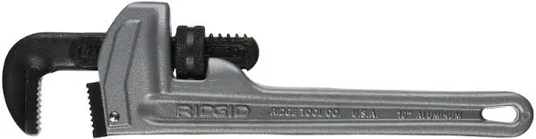 10" Ridgid Aluminum Straight Pipe Wrench RIG31090