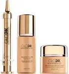 GLO24K Complete Eye Care Set with Our 24K Instant Facelift Cream Eye Cream and Eye Serum