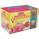 H-E-B Strawberry Lemonade; 2.0 Compatible 12 cts. (Pack of 2) Total 24