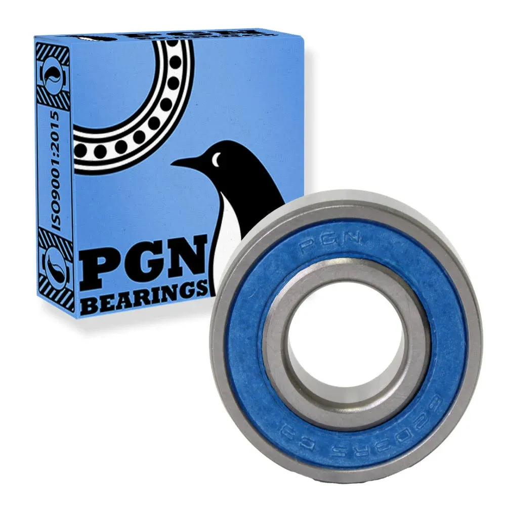 PGN Bearings 6203-2RS Ball Bearing - C3 Clearance - 17x40x12