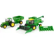 1/64 ERTL John Deere Harvesting Set &amp; Straight Truck