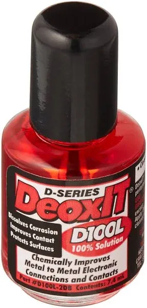 DeoxIT®D100L-2<wbr/>DB liquid 7.4ml 100% solution, Brush Applicator