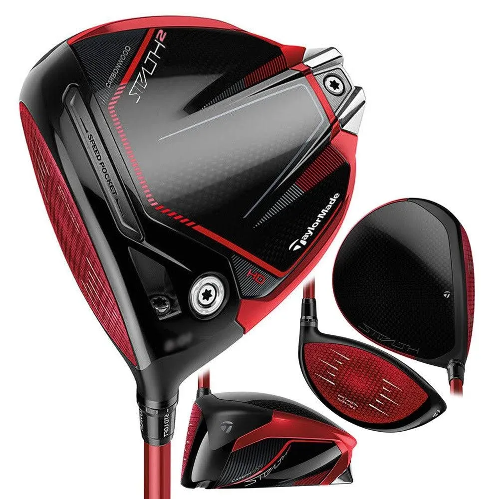 Taylor Made Stealth 2 HD Driver 9* (Speeder NX Red Senior, LEFT) NEW