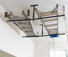 Hi-Port 2 | Ladder Adjustable Ceiling Storage Rack | Double | Holds 150 lbs