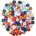 Series IV 100+ Polyhedral Dice Random Bag - Includes 15 Sets of 7 Dice with - -