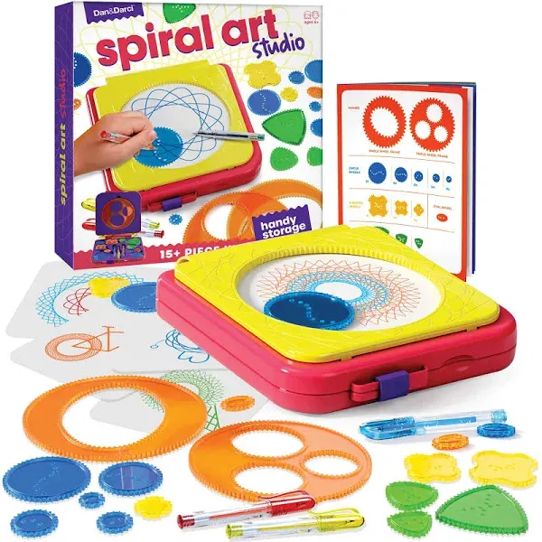 Dan&Darci Spiral Art Kit for Kids Craft Set for Girls & Boys Ages 6-12 Gifts for 6, 7, 8. 9, 10 Year Old Girl, Boy