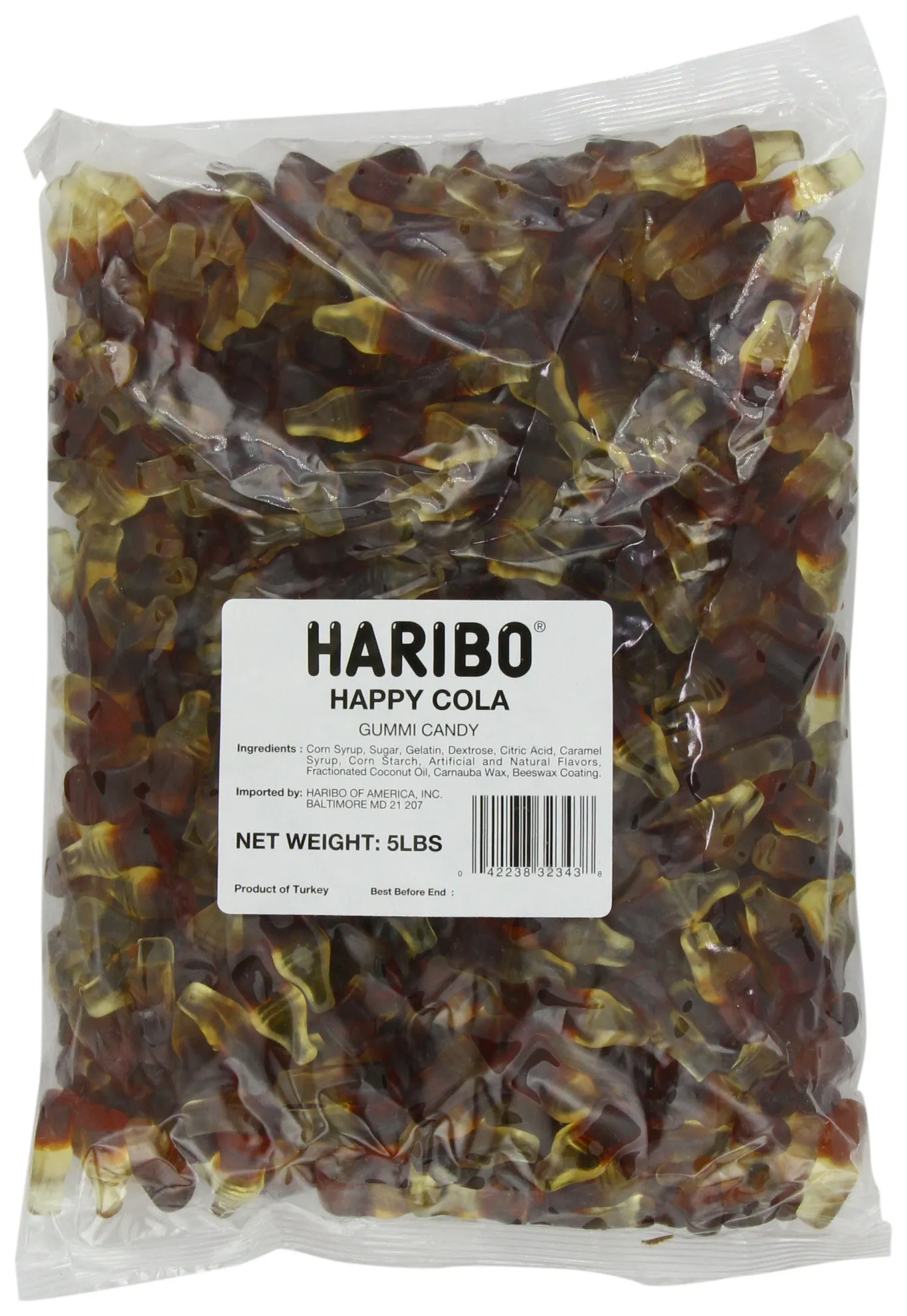 Gummi Candy, Happy-Cola, Bulk 5 lb. Bag