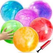 Qiuttnqn 6 Pcs Fun Bouncy Balls