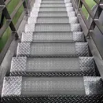 Easy Clean, Waterproof, Low Profile Non-slip Indoor/outdoor Rubber Stair Tread