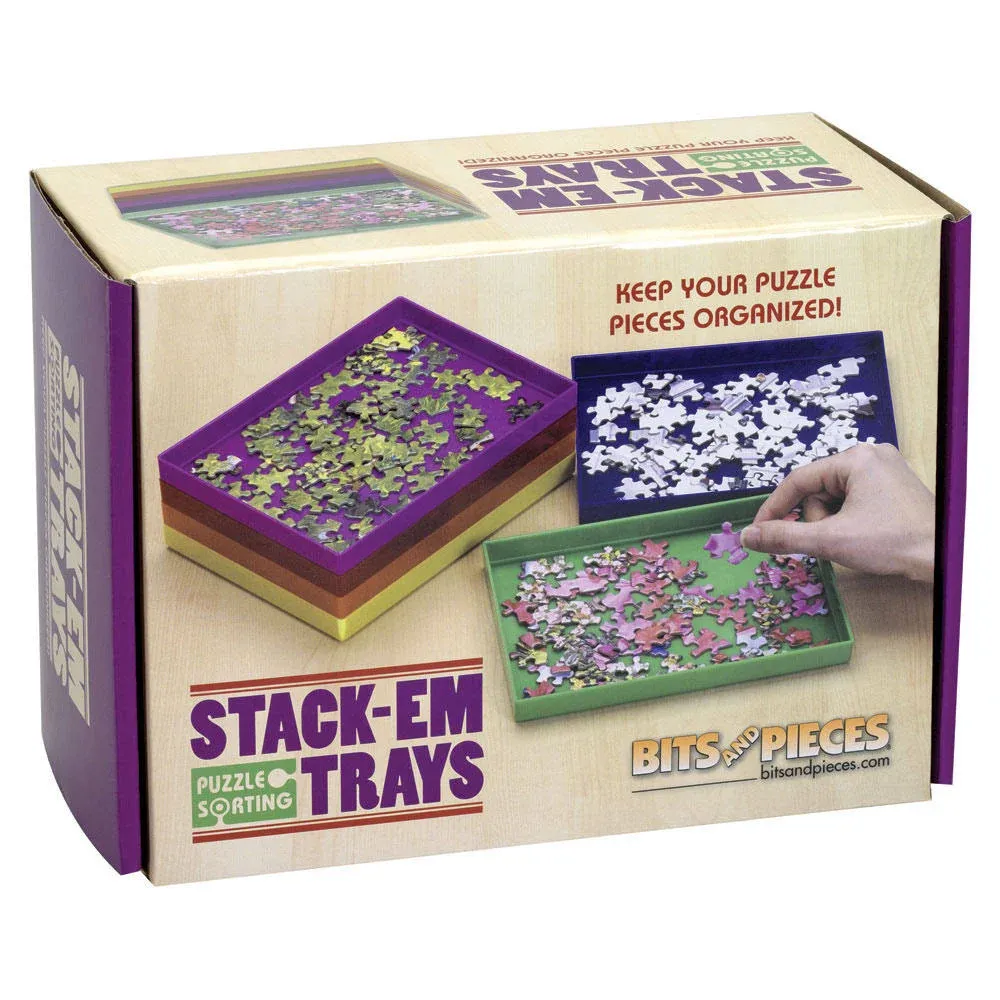 Bits and Pieces Puzzle Stack-Em Sorting Trays