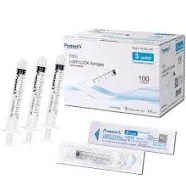 Protectx Disposable Luer Lock Sterile Syringe