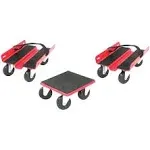 Extreme Max 5800.2000 Economy Snowmobile Dolly System - Red