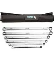 Capri Tools 0 Degree Offset Extra Long Box End Wrench Set