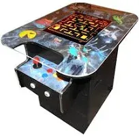 Doc and Pies 60-Game 2-Player Full Size Professional Arcade Machine with LCD