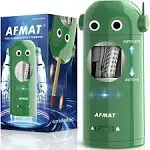 AFMAT Electric Pencil Sharpener for Colored Pencils 7-11.5mm, Fully Automatic Pencil Sharpener, Robot Pencil Sharpener, Rechargeable Hands-Free Pencil Sharpener for Large Pencils, Home, Classroom