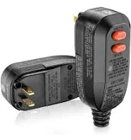 GFCI Replacement Plug Assembly Auto Reset 10 Amp 2 Prongs, 5 Years Warranty, ...