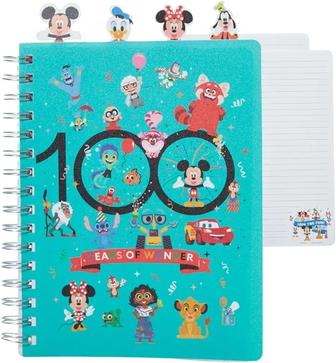 Disney 100 Years of Wonder tab journal