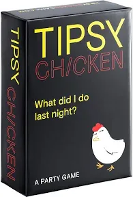 TIPSY CHICKEN Hilarious Drinking Party Card Dare Game For Adults Complete