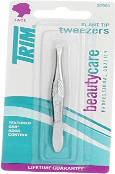 Trim Professional Quality Slant Tip Tweezers #52900 6 - Tweezers