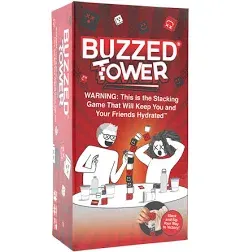 Buzzed Tower Party Game Night Stack Blocks Complete Drinking Game Fast Shipping