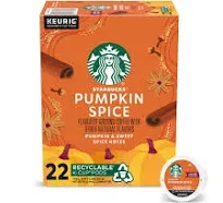 Starbucks Pumpkin Spice Ground Coffee Limited-Editio<wbr/>n, Keurig K-Cup Pods 9 ct.